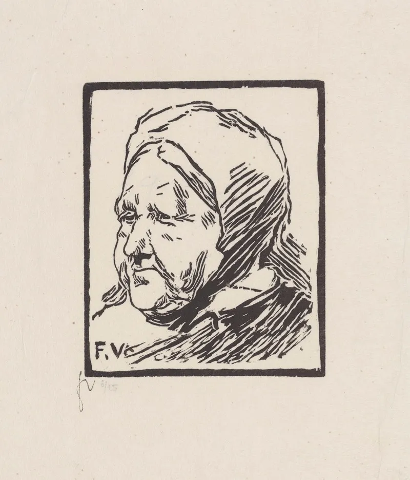 Tete De Vieille Femme