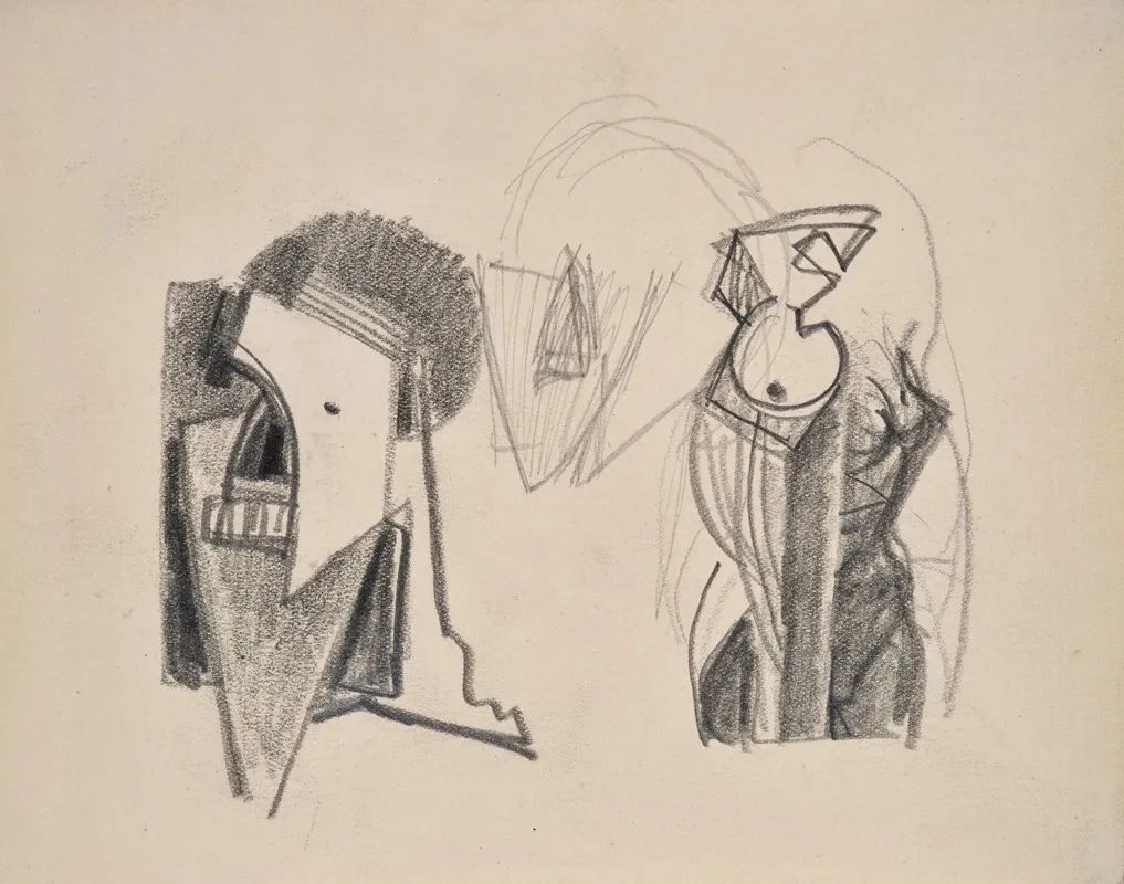 Tetes 3 by Julio González - Canvas Print