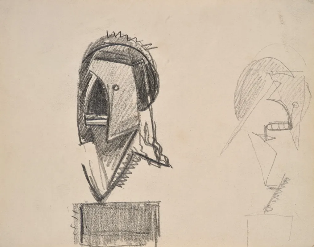 Tetes 4 by Julio González - Canvas Print