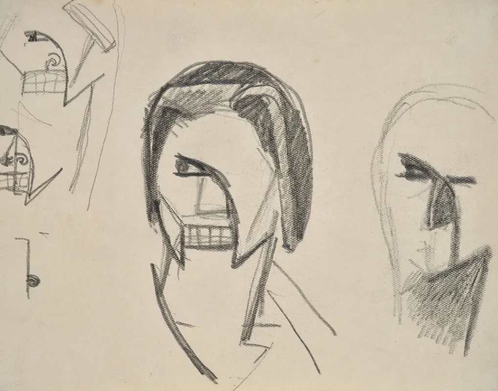 Tetes 7 by Julio González - Canvas Print