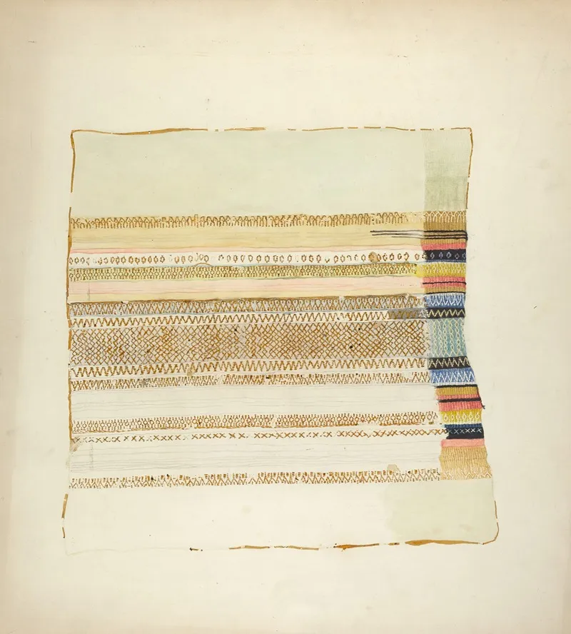 Textile Detail by Dorothea Bates - Canvas Print