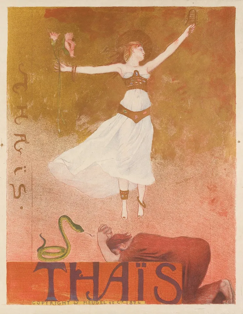 Thais by Jean Veber - Canvas Print