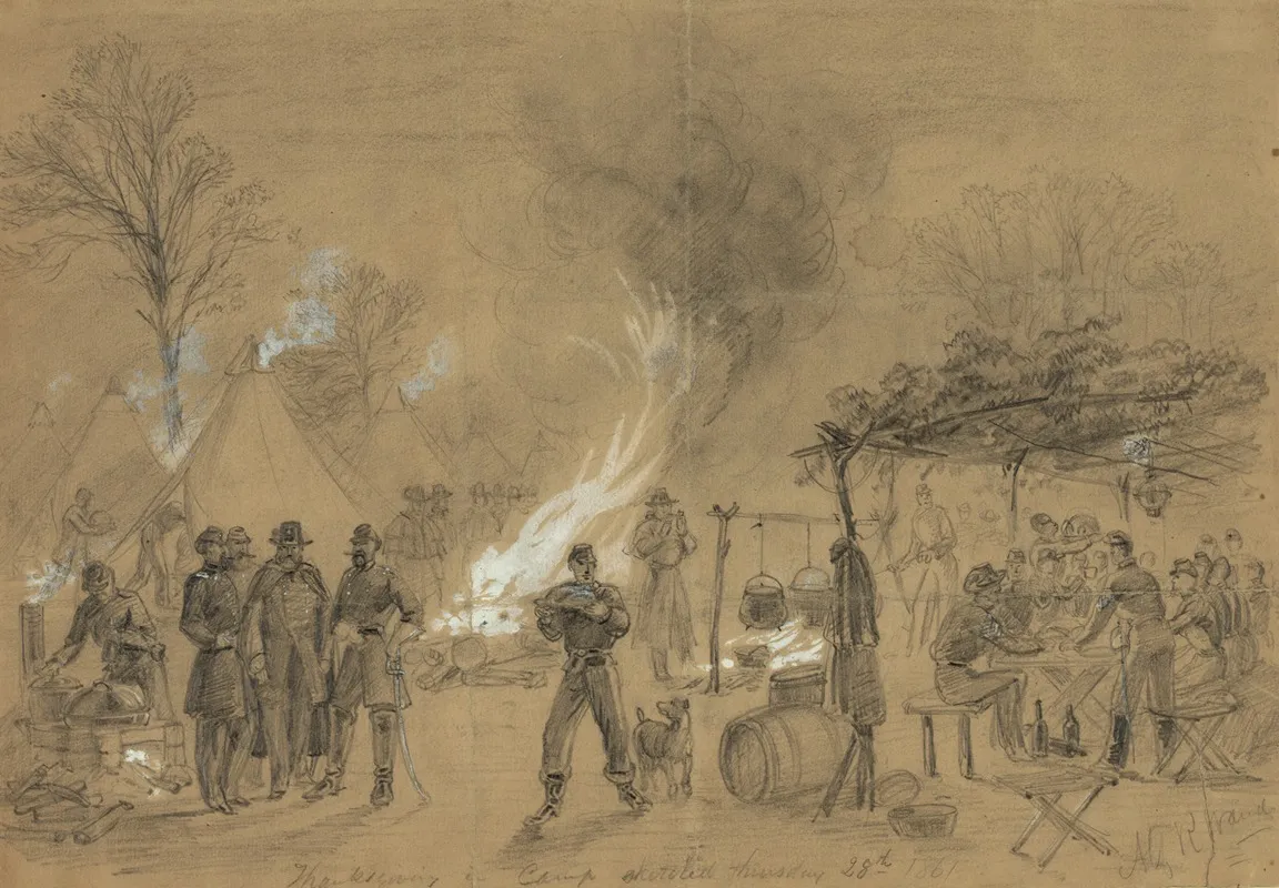 Thanksgiving In Camp