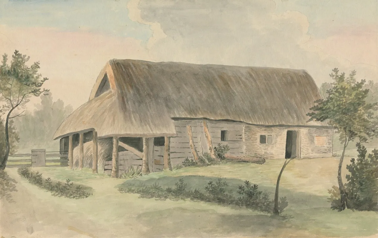 Thatched Roof Barn