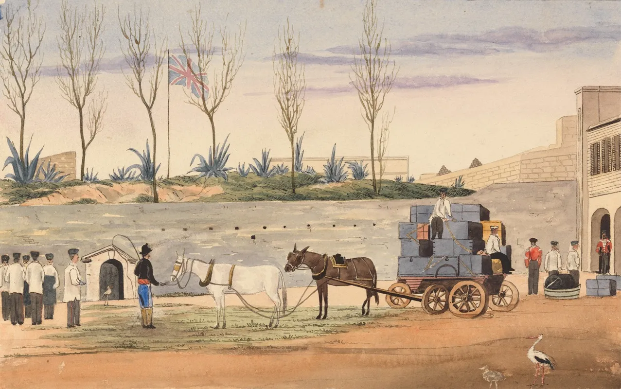 The 48th Regiment With Casemate Gibraltar