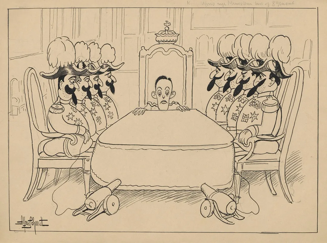 The 8 Generals by Alfred Schmidt - Canvas Print