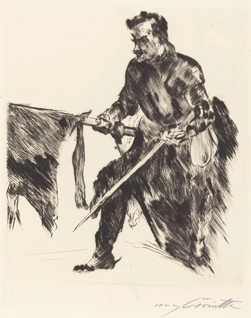 The Actor Rudolf Rittner In The Role Of Florian Geyer