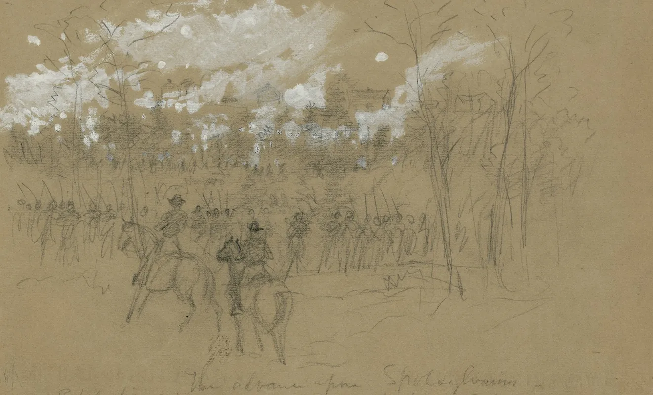 The Advance Upon Spotsylvania