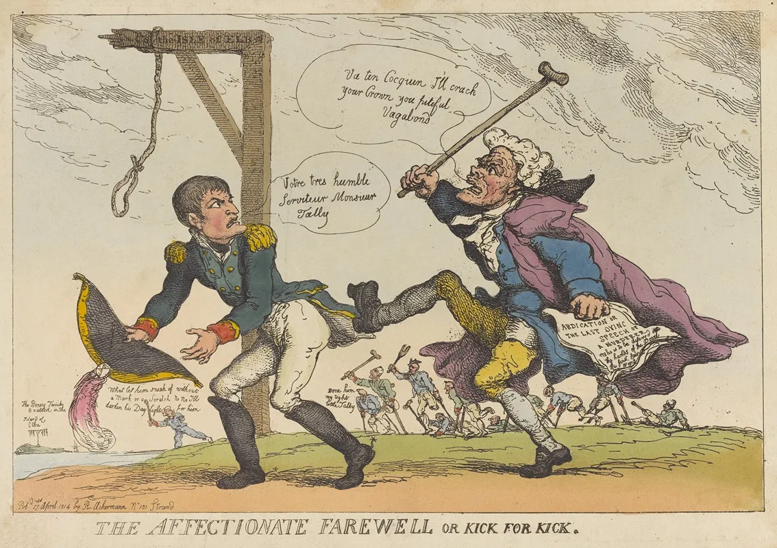 The Affectionate Farewell Or Kick For Kick