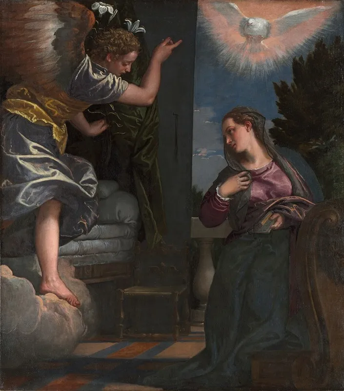 The Annunciation 7 by Paolo Veronese - Canvas Print