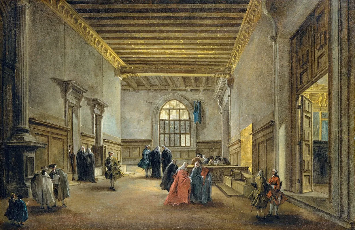 The Antechamber Of The Sala Del Maggior Consiglio