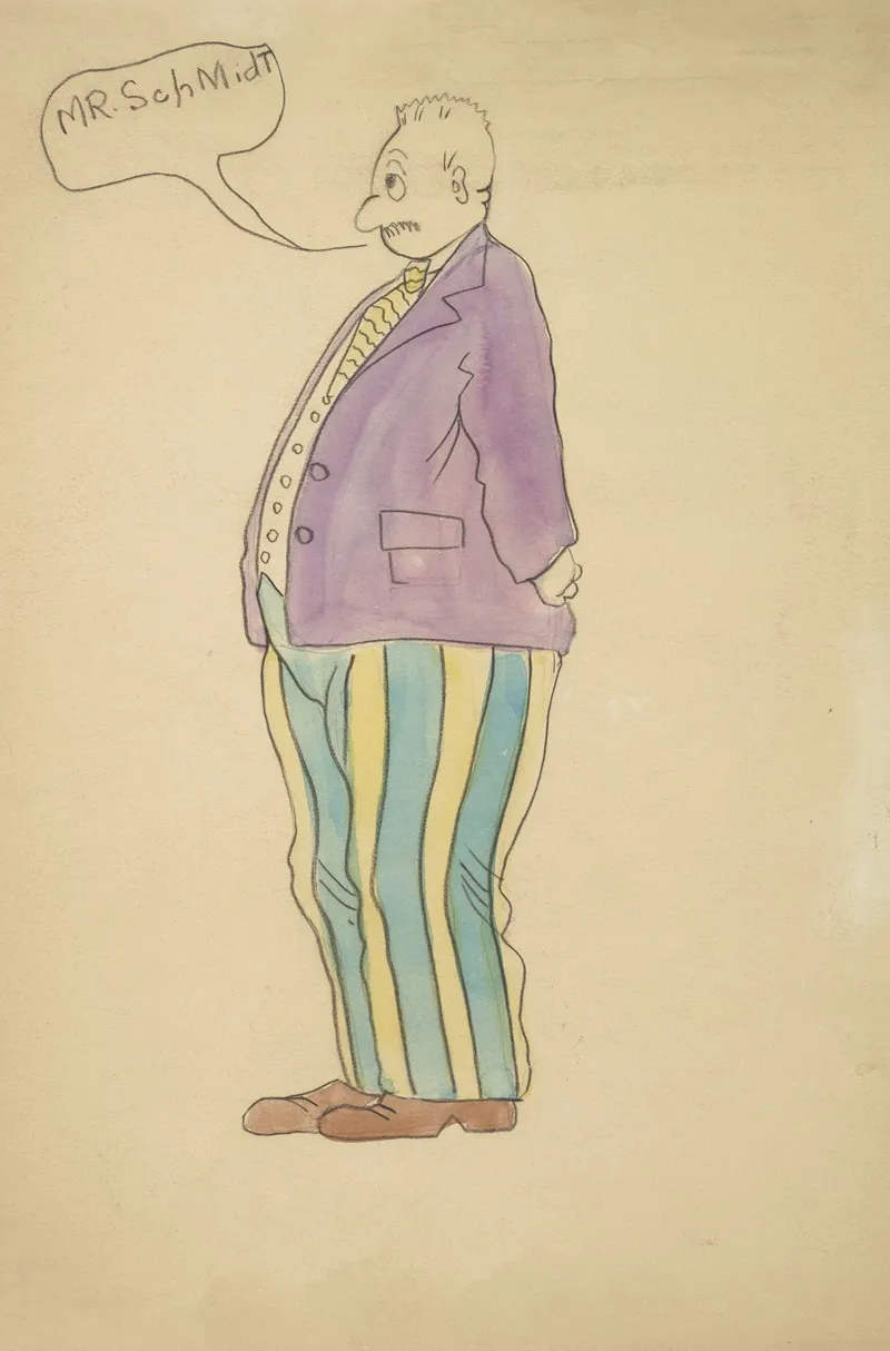 The Apostle Mr Schmidt by Maxine Borowsky - Canvas Print