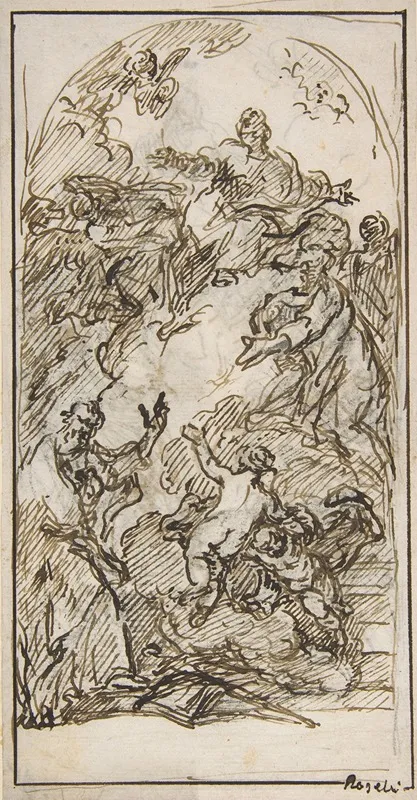 The Apotheosis Of Saint Mark by Pietro Roselli - Canvas Print