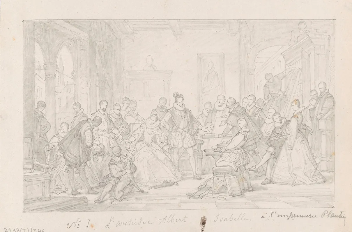 The Archdukes Albert And Isabella Visit The Printer Plantin 3