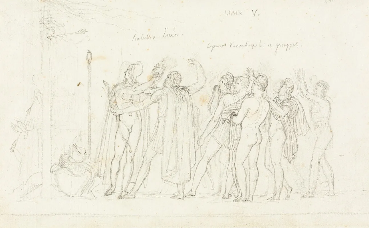 The Archery Match From The Aeneid Book V