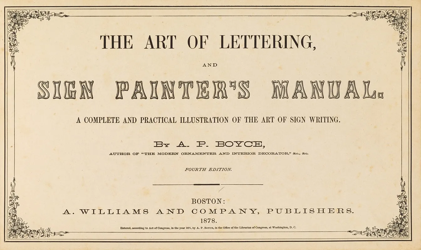 The Art Of Lettering And Sign Painters Manual Pl 01