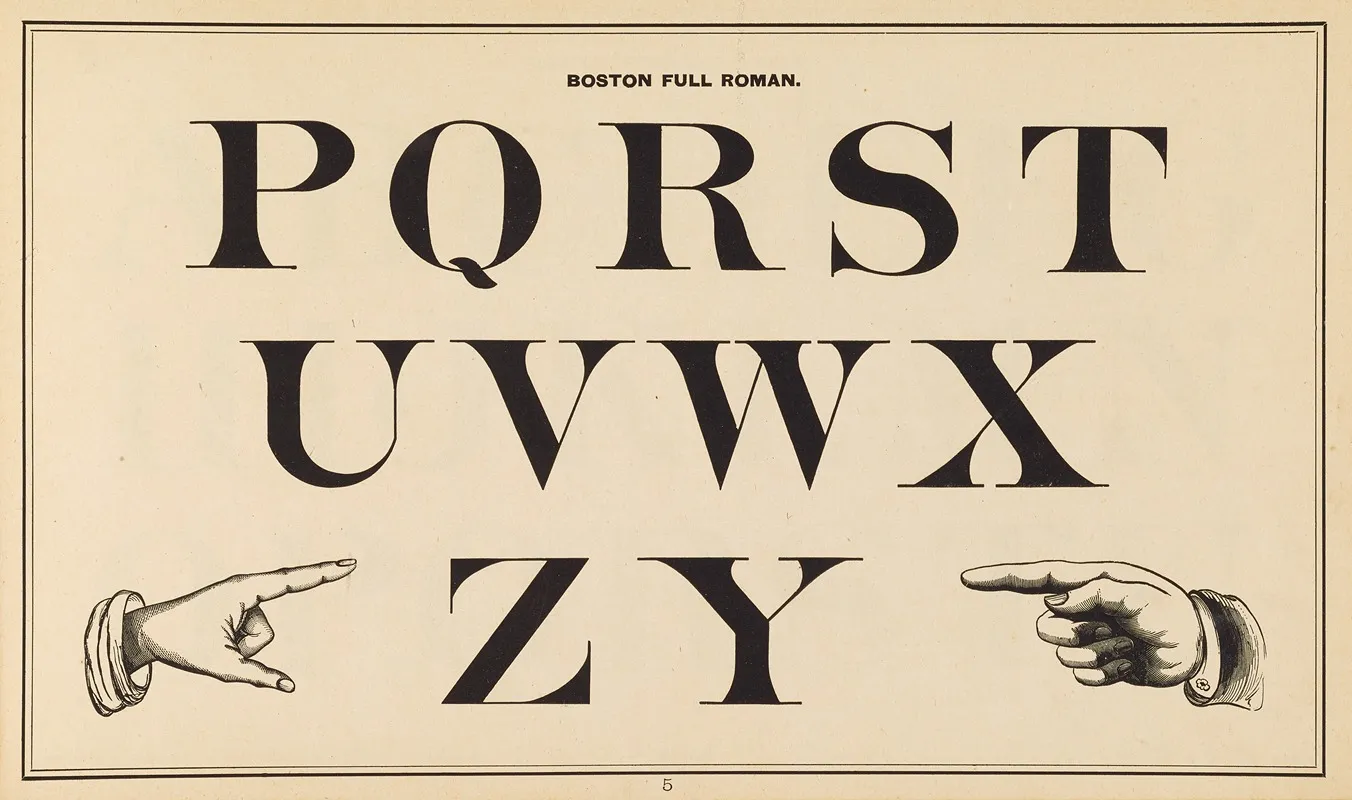 The Art Of Lettering And Sign Painters Manual Pl 04 by Allen P Boyce - Canvas Print