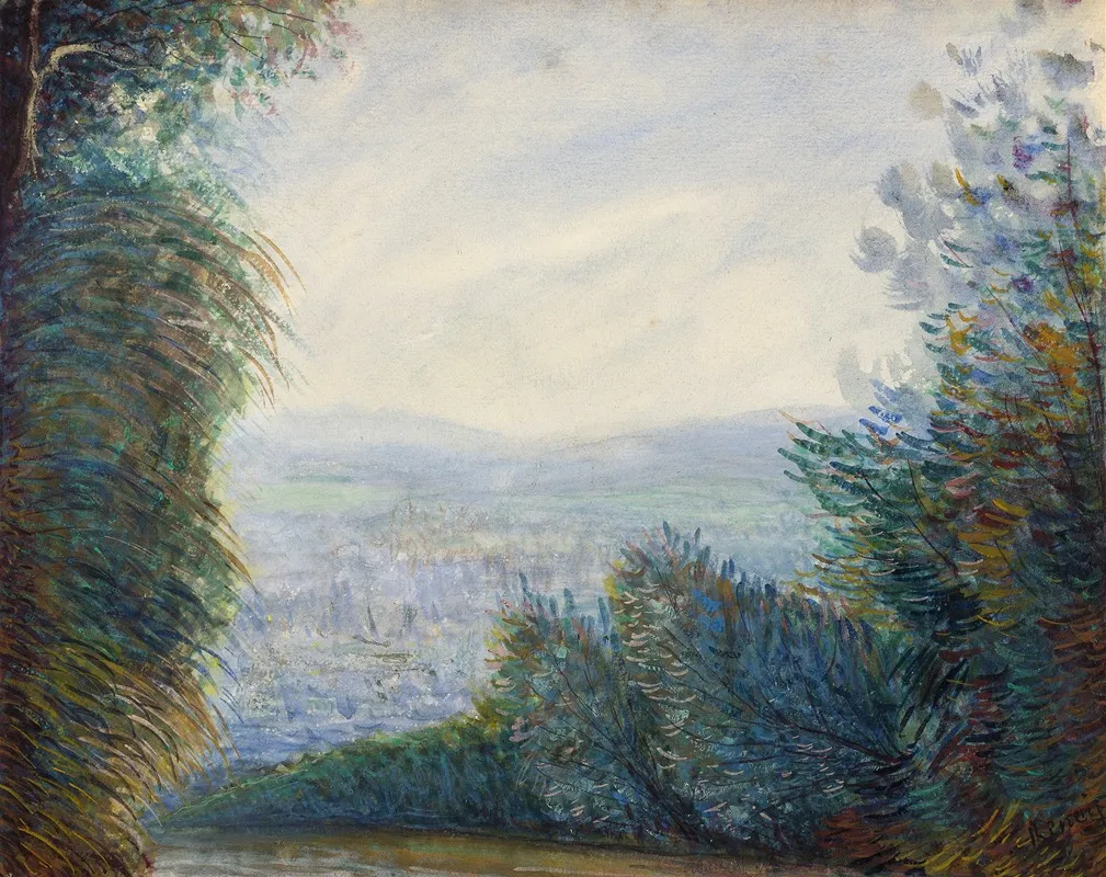 The Auvers Valley On The Oise River