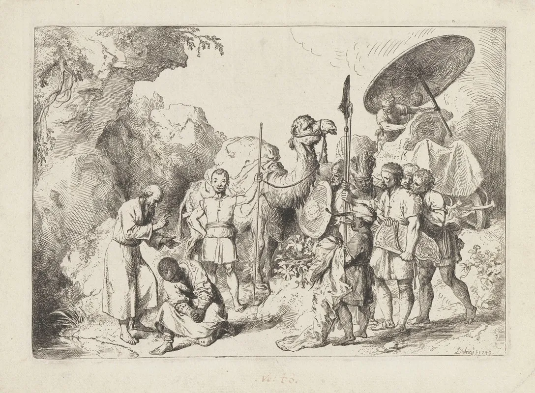 The Baptism Of An Ethiopian Queens Courtier