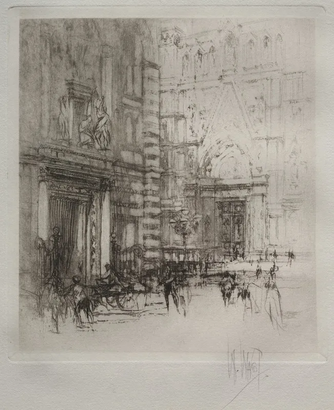 The Baptistry Florence by William Walcot - Canvas Print