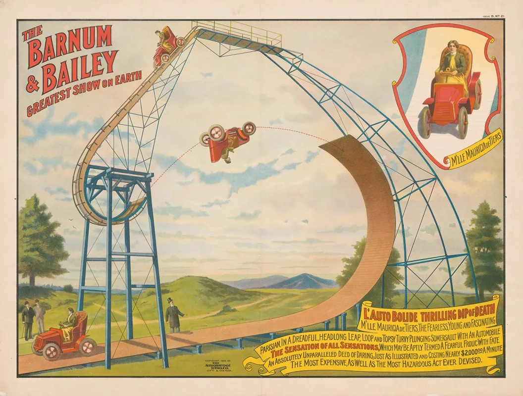 The Barnum And Bailey Greatest Show On Earth Lauto Bolide Thrilling Dip Of Death
