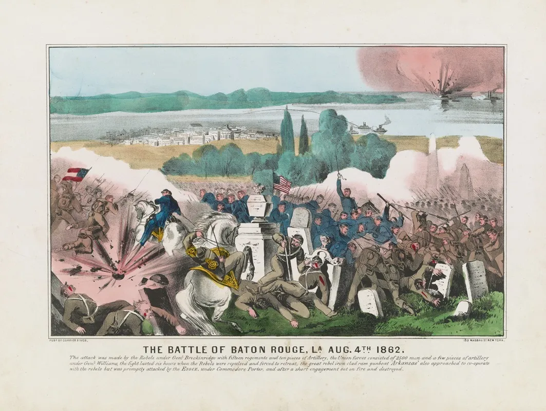 The Battle Of Baton Rouge La Aug 4th 1862