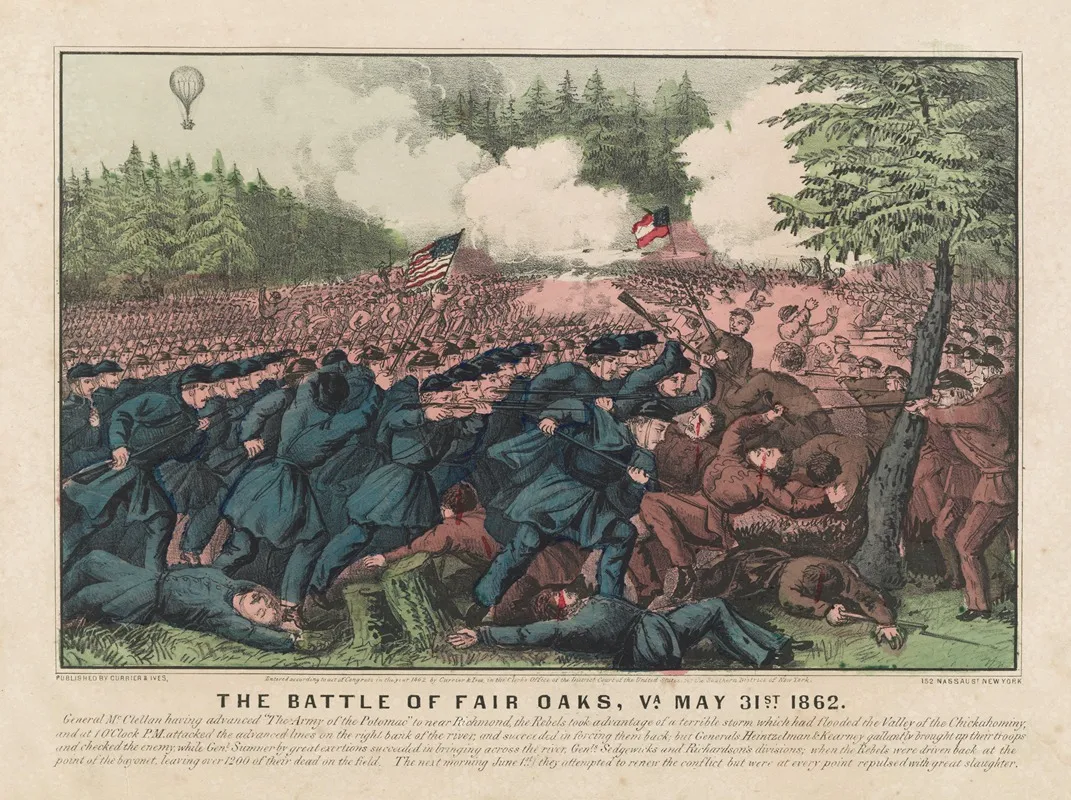 The Battle Of Fair Oaks Va May 31st 1862