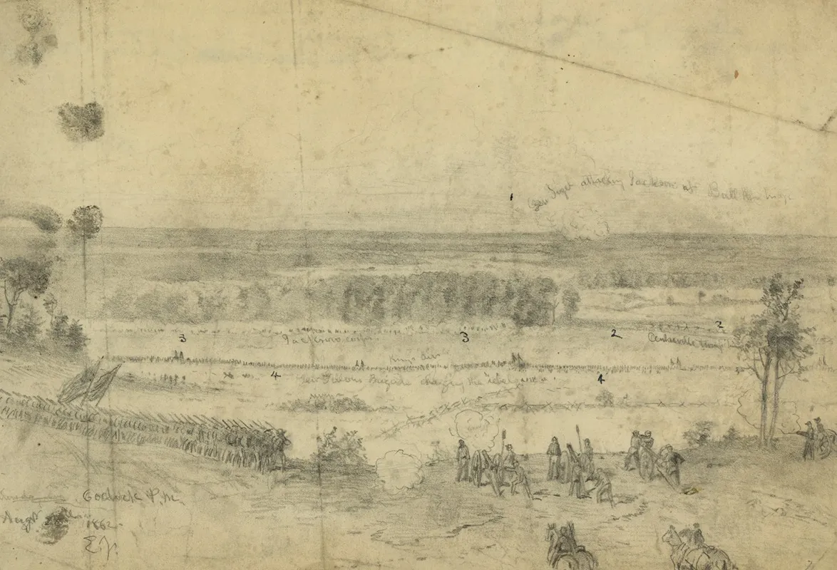 The Battle Of Gainesville Va