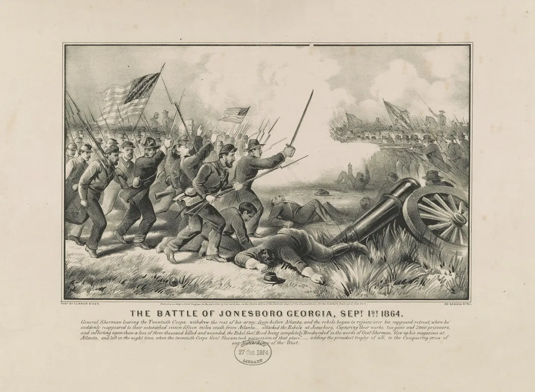The Battle Of Jonesboro Georgia Sept 1st 1864