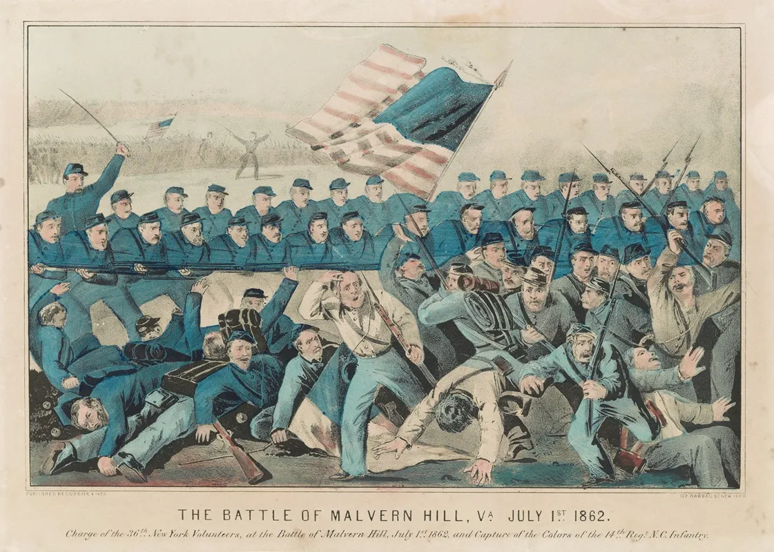 The Battle Of Malvern Hill Va July 1st 1862