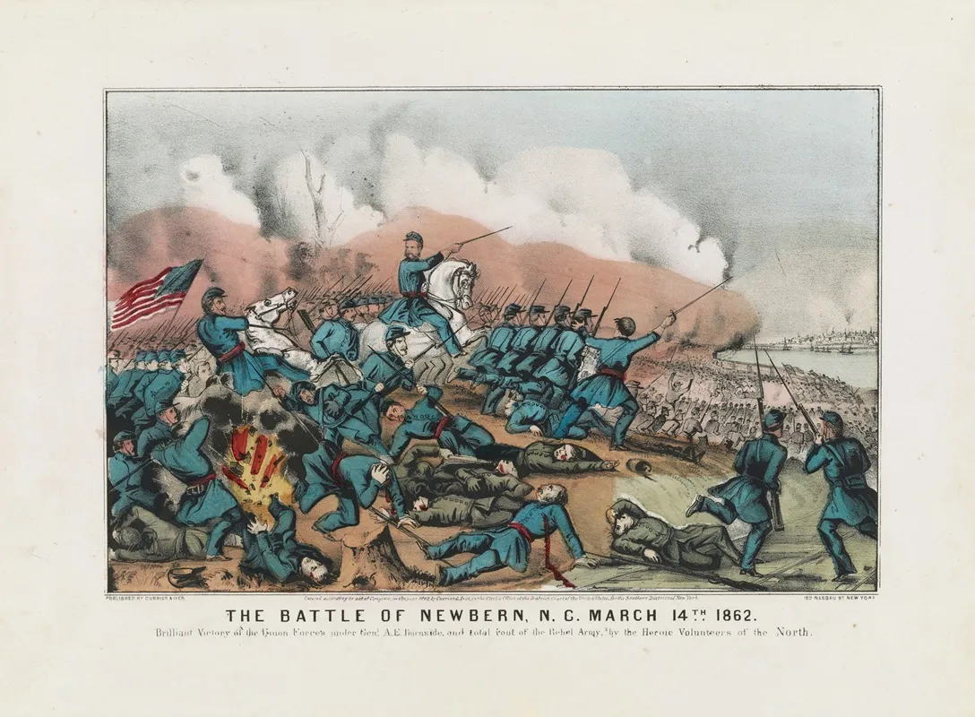 The Battle Of Newbern N C March 14th 1862