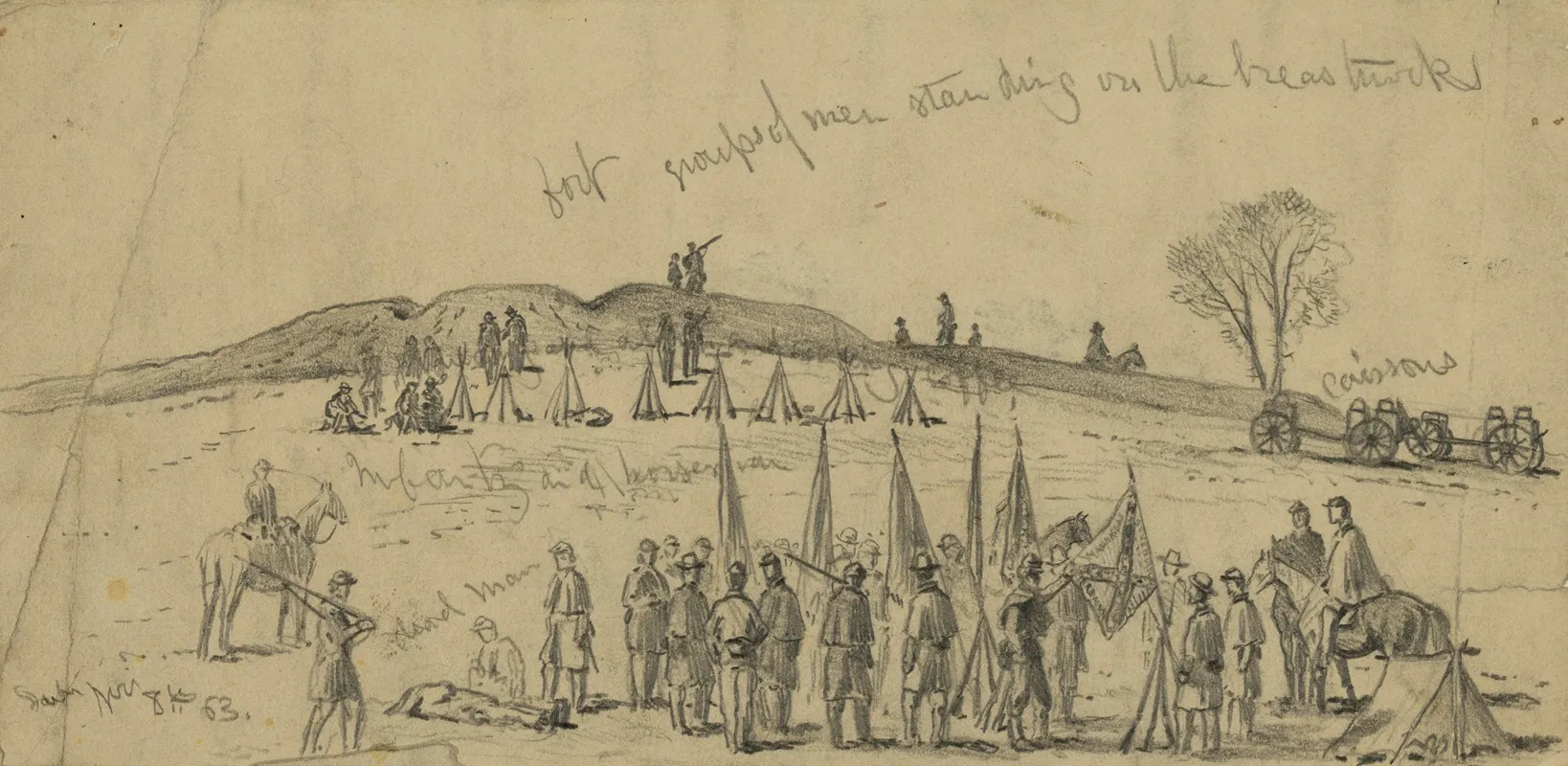 The Battle Of Rappahannock Station Scene Of Sunday In Front Of The Works