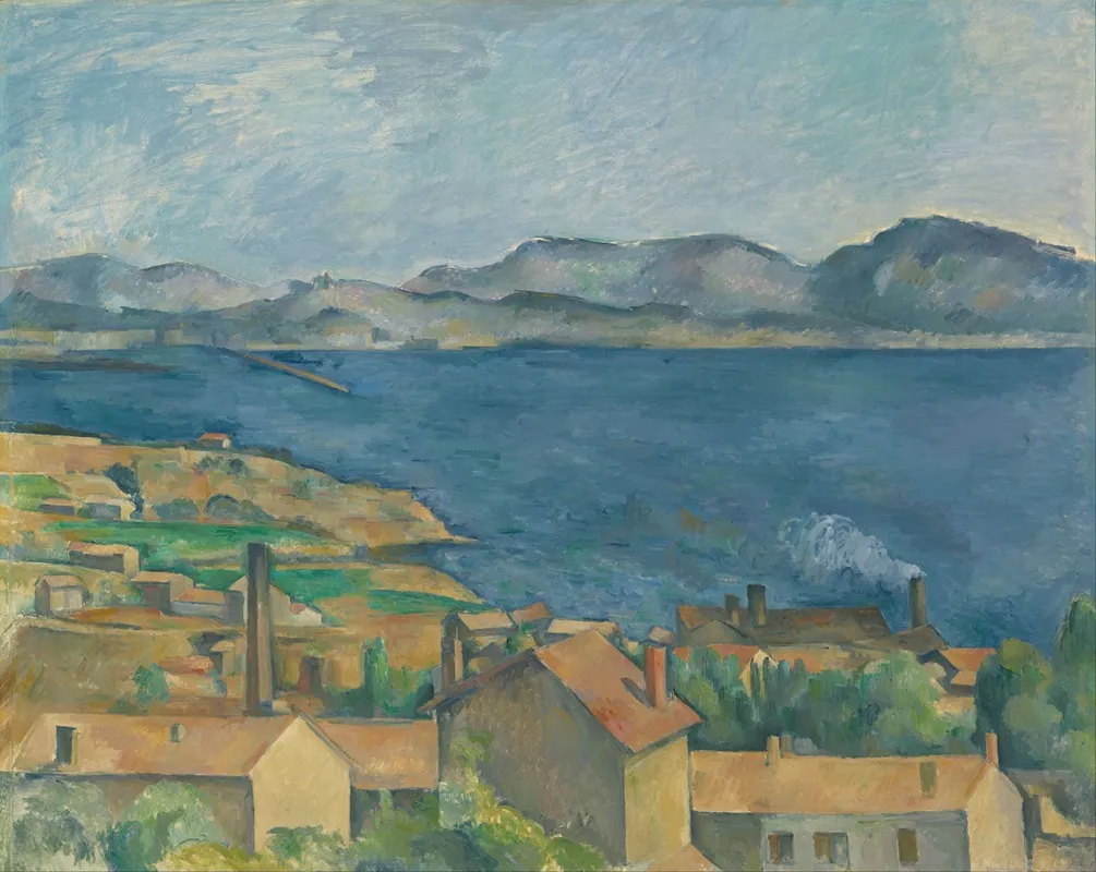 The Bay Of Marseilles Seen From Lestaque by Paul Cézanne - Canvas Print