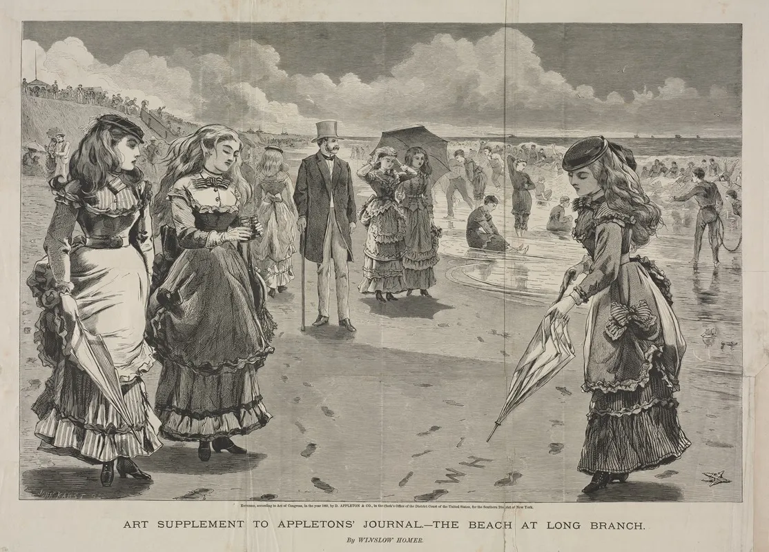 The Beach At Long Branch