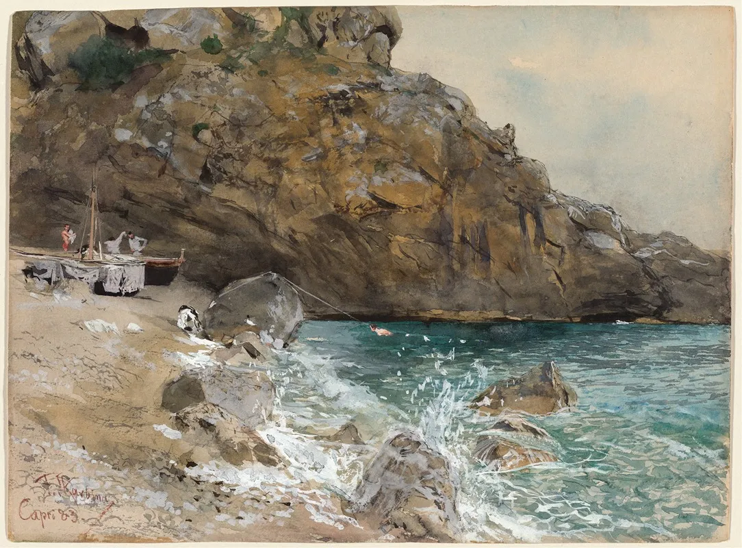 The Beach At Marina Piccolacapri