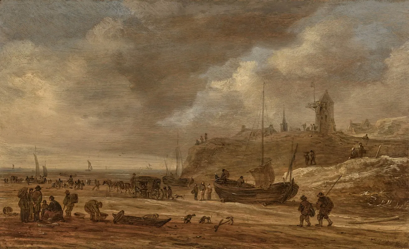 The Beach At Scheveningen 5