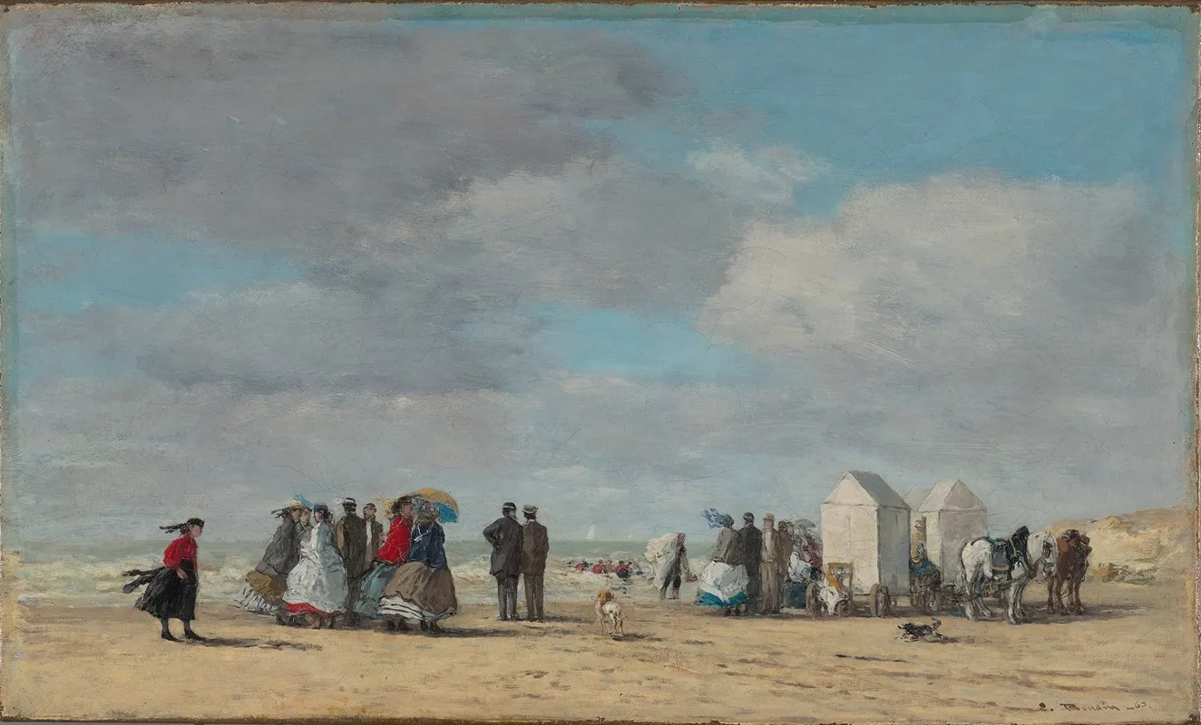 The Beach At Trouville 3