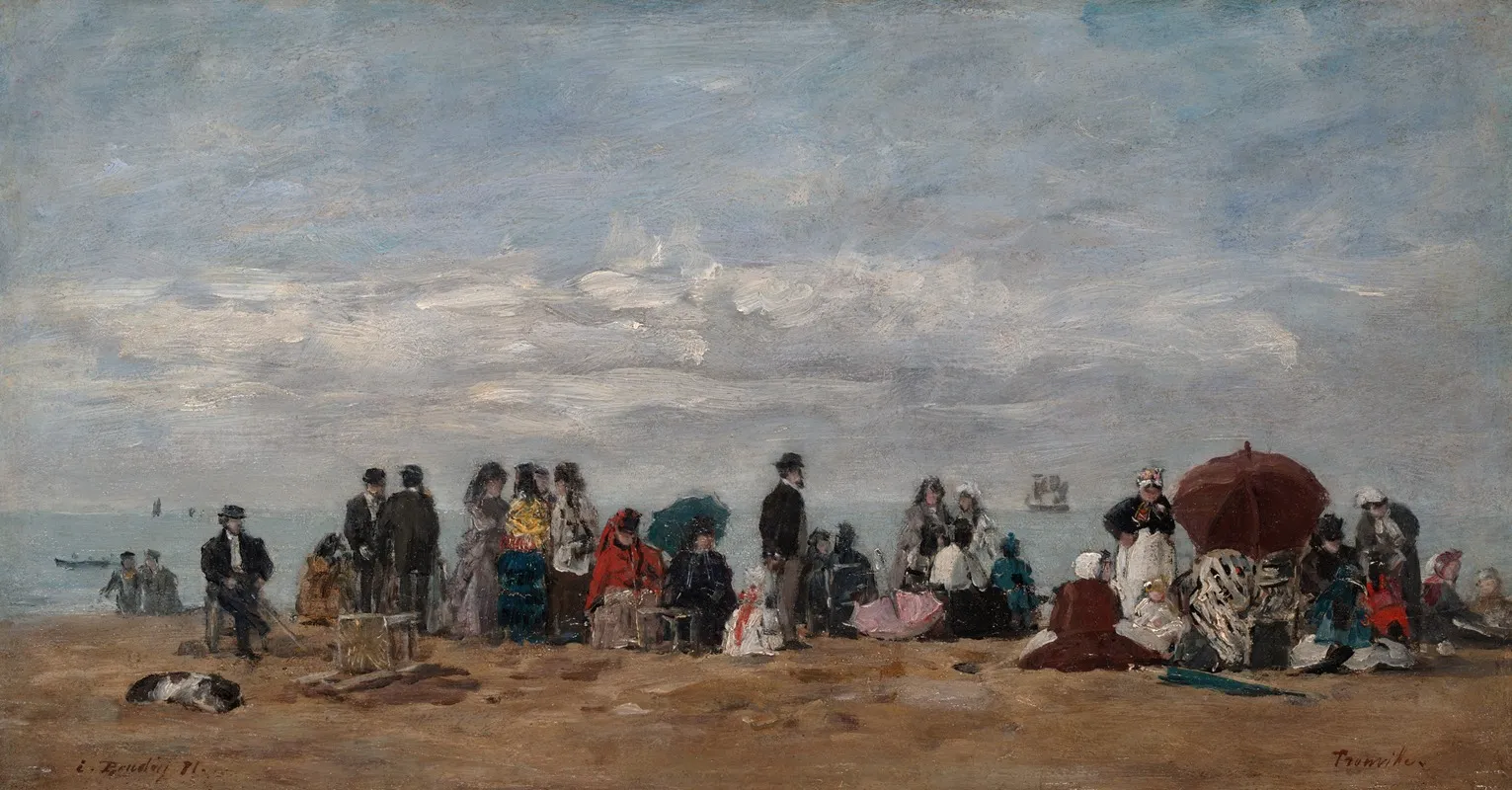 The Beach At Trouville