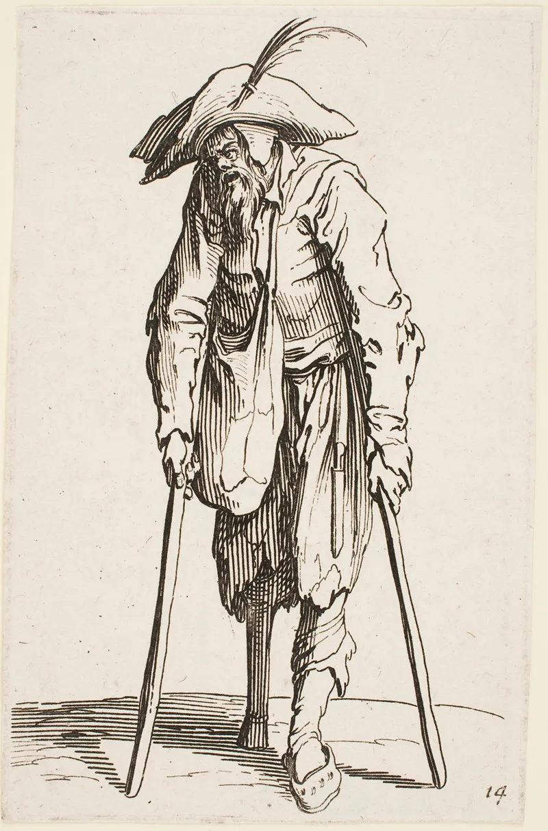 The Beggar With The Wooden Leg