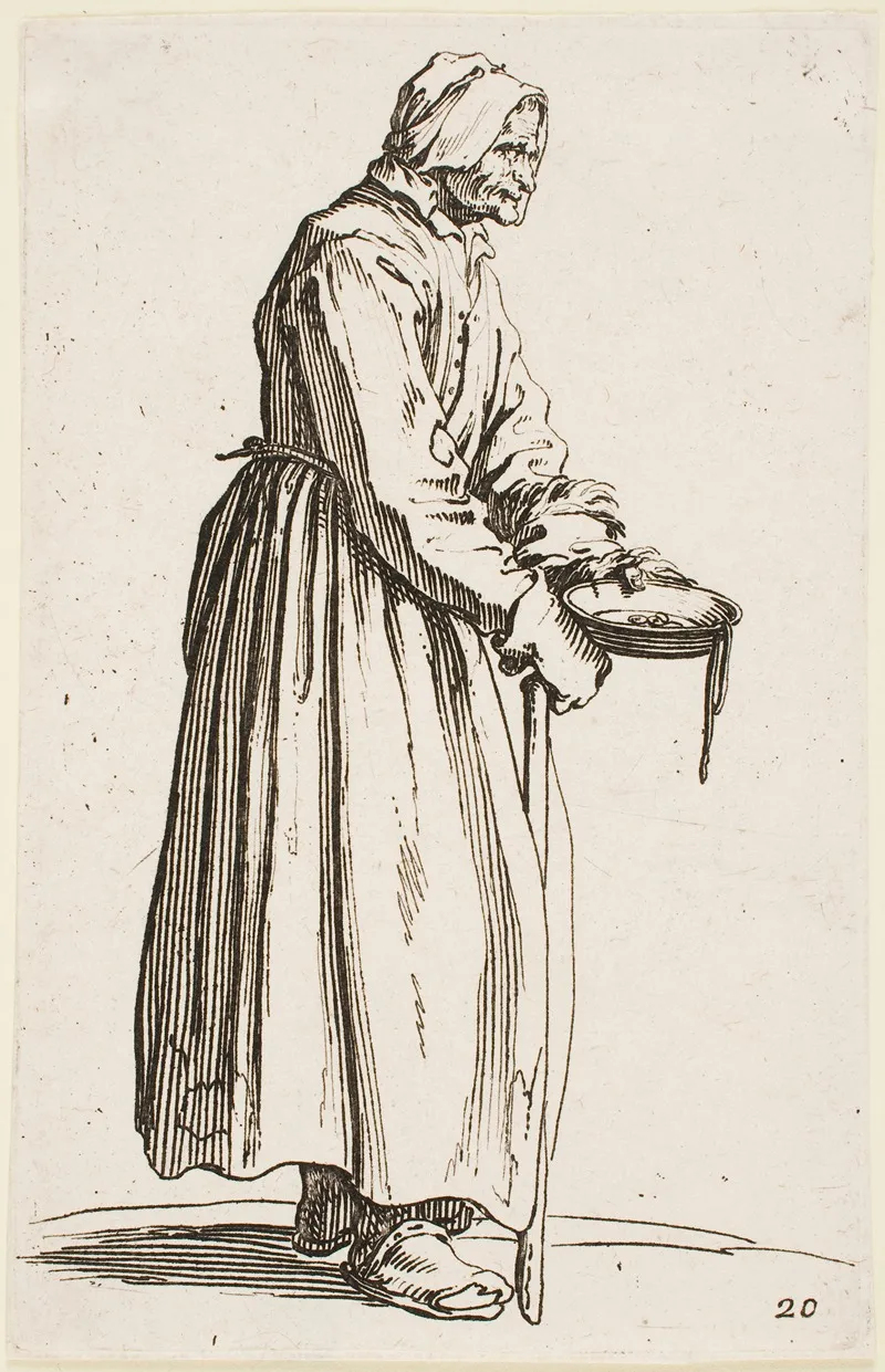 The Beggar Woman With Her Bowl