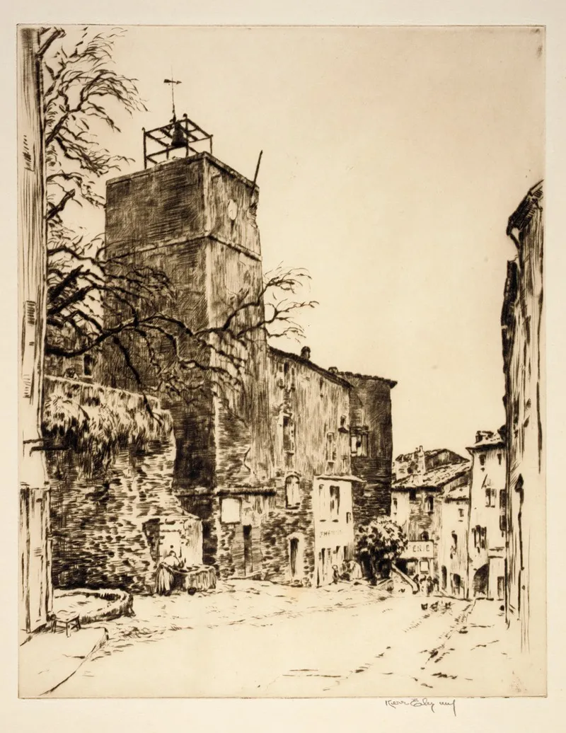 The Bell Tower by Kerr Eby - Canvas Print