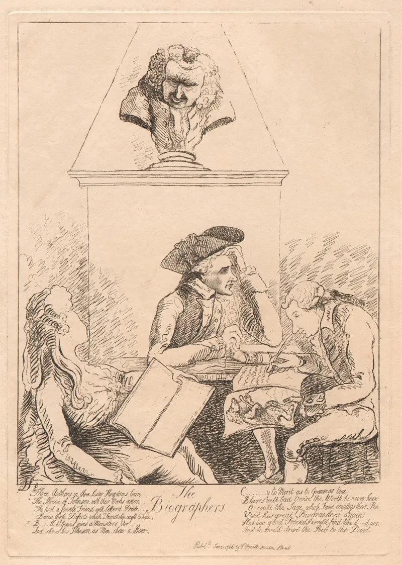 The Biographers by James Sayers - Canvas Print