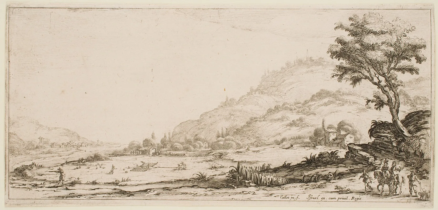 The Bird Hunt by Jacques Callot - Canvas Print