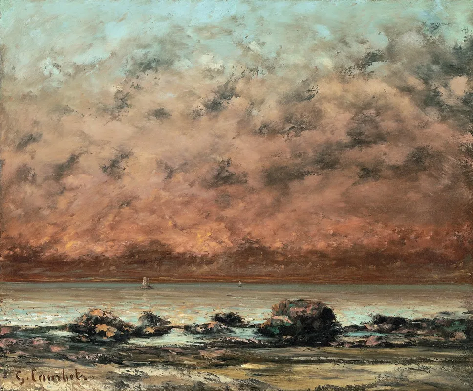 The Black Rocks At Trouville