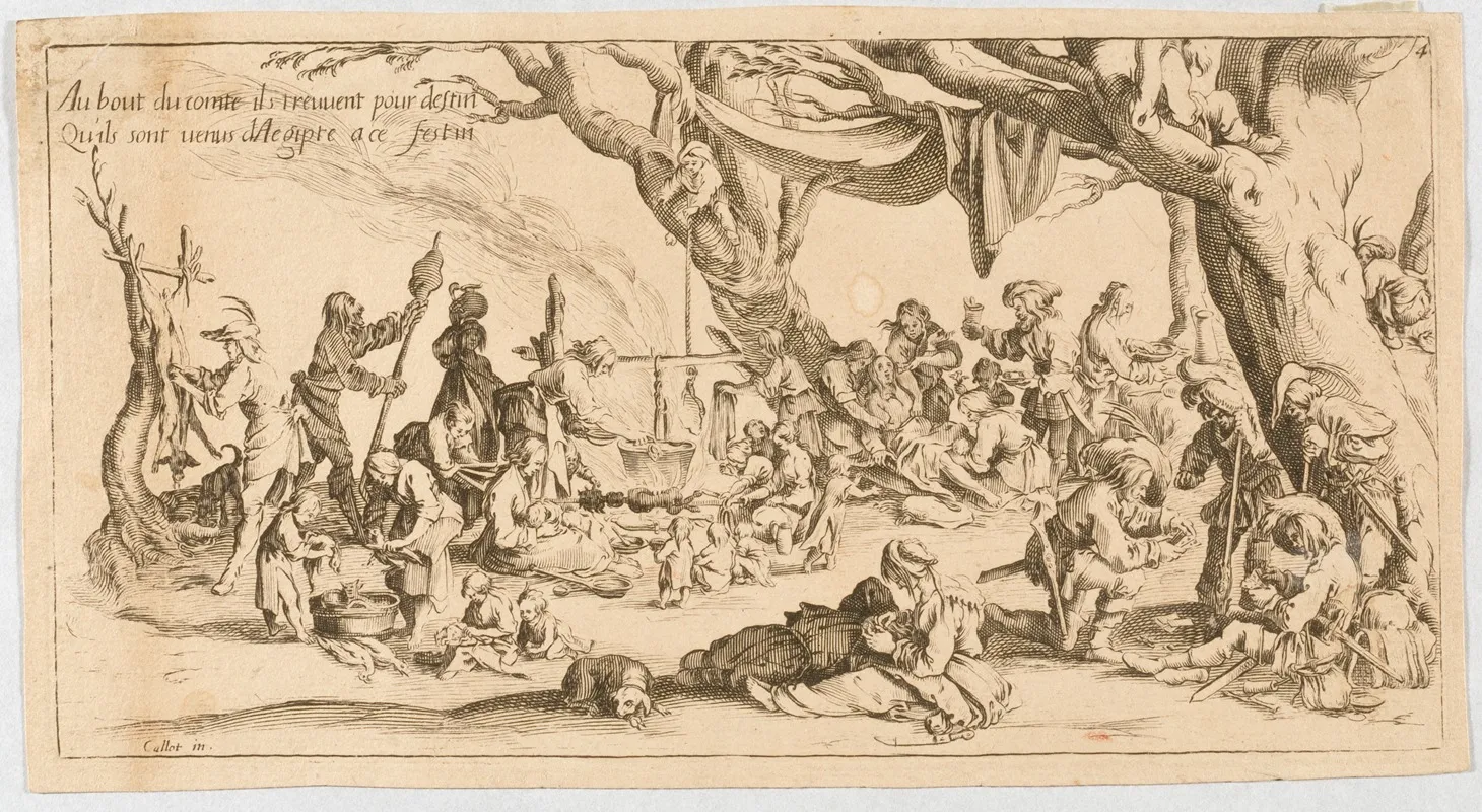 The Bohemians Preparing For The Feast