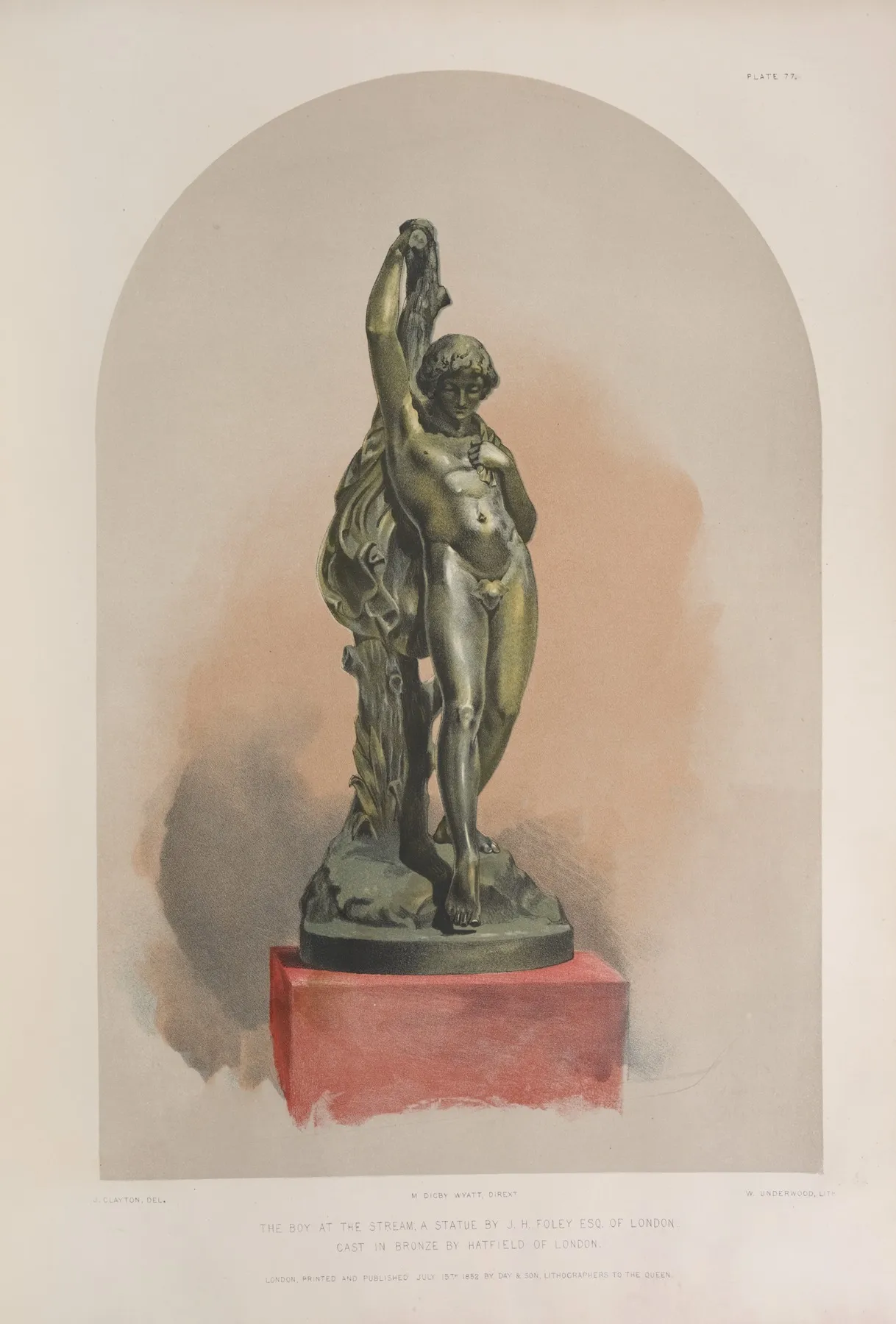 The Boy At The Stream A Statue