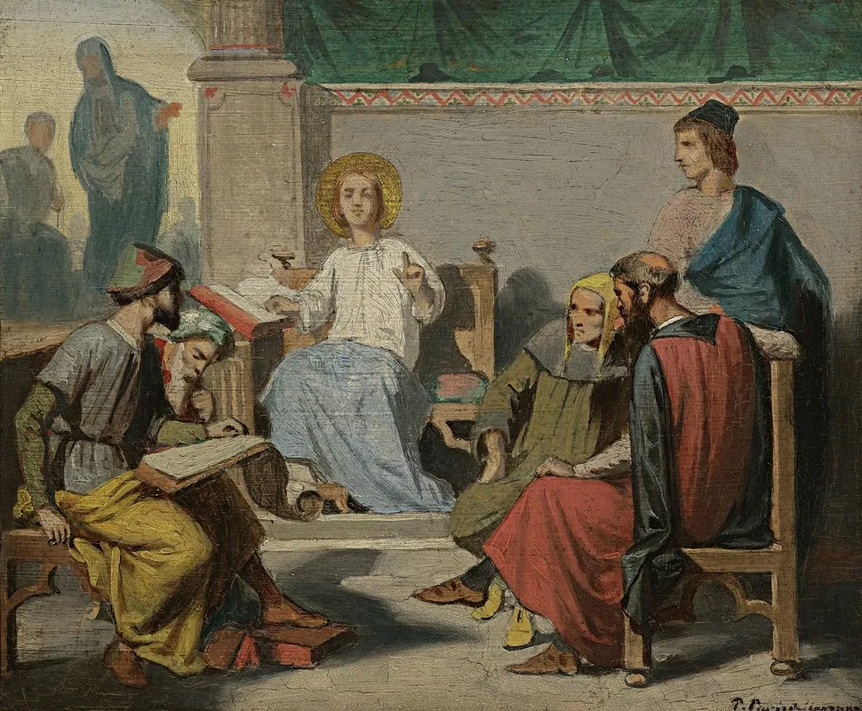 The Boy Jesus In The Temple