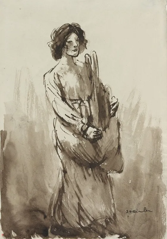 The Bread Carrier by Théophile Alexandre Steinlen - Canvas Print