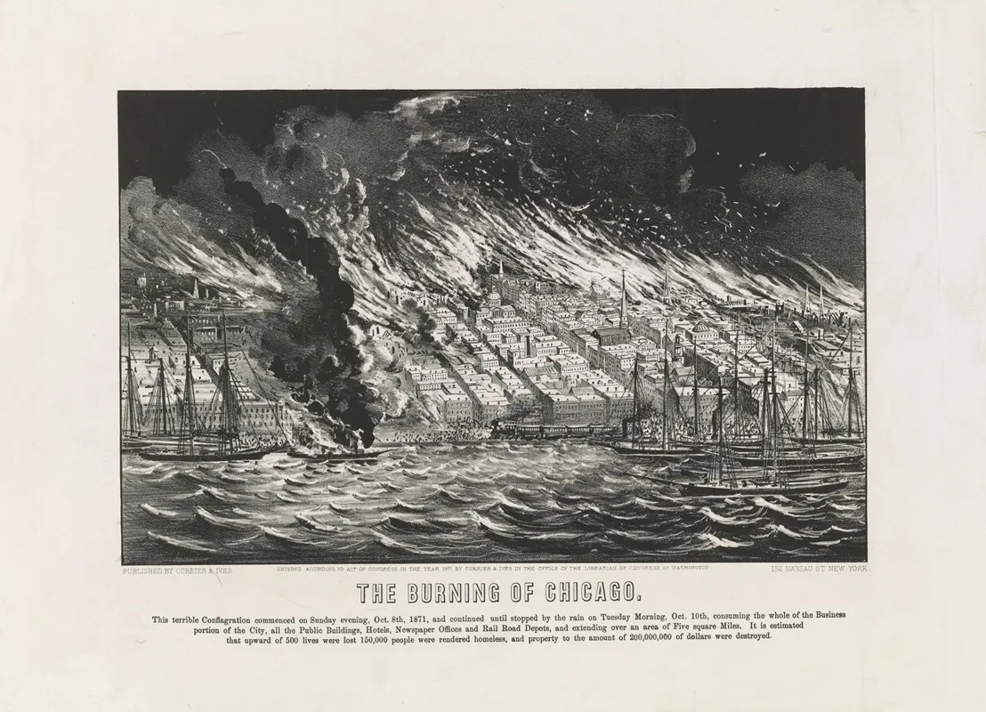 The Burning Of Chicago