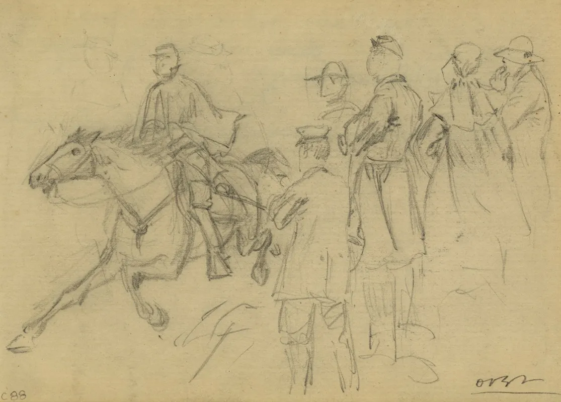 The C De Paris Riding Into Yorktown With The First Clear Account Of Affairs At Williamsburg